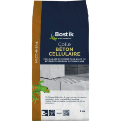 Colle à béton cellulaire Bostik - Sac 5 kg - 1Pc