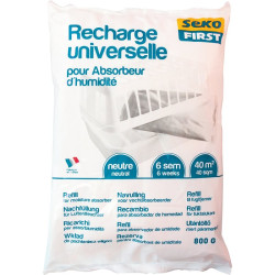 Recharge universelle pour absorbeur d'humidité - Seko - 800 g - Modèle : Seko First