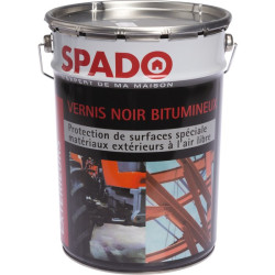 Vernis bitumeux Spado - 4l - Teinte : Noir