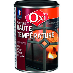Peinture haute température - Oxi - Noir - 250ml - Type de support : Métal - Aspect : Satiné - 1Pc