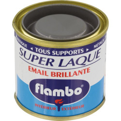 Laque brillante Flambo - Teinte : Gris - 50ml