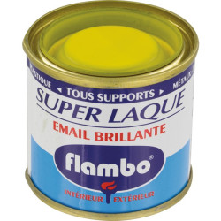 Laque brillante Flambo - Teinte : Jaune - 50ml