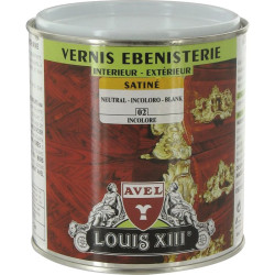 Vernis bois Avel Louis XIII - 500ml - Aspect : Satiné - Teinte : Incolore / Transparent - 6m²
