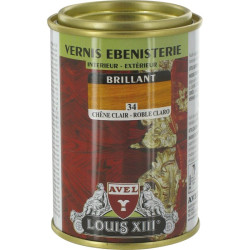Vernis bois Avel Louis XIII - 250ml - Aspect : Brillant - Teinte : Chêne clair - 3m²