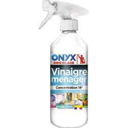 Vinaigre ménager 14° - 500ml - Conditionnement : Pulvérisateur - Surface d'application : Multi-surfaces