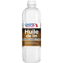 Huile de lin - 1l - Teinte : Incolore / Transparent