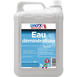 Eau déminéralisée - Onyx  - 5l - Conditionnement : Bidon