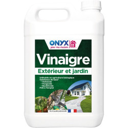 Vinaigre désherbant et extérieur - Onyx  - 5l - Consistance : Liquide - Vendus par 3