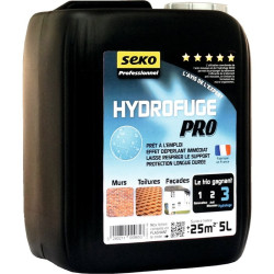 Hydrofuge Pro Seko professionnel - Bidon 5 l - 1Pc - 5.248kg - Teinte : Blanc