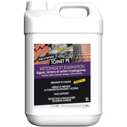 Nettoyant et traitement des toitures et façade Toinet PE - 5l - Conditionnement : Bidon