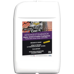 Nettoyant et traitement des toitures et façade Toinet PE - 20l - Consistance : Liquide