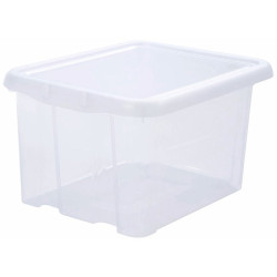 Bac de rangement - Avec couvercle - 30l - 40cm - 44cm