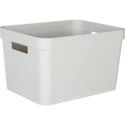 Boite de rangement Stone- Eda - 30 L - Coloris bleu - 1Pc - 25.7cm - 43cm