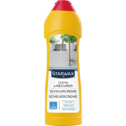 Crème à récurer -Starwax - Flacon 500 ml - Type de support : Carrelage, Métal - Consistance : Liquide
