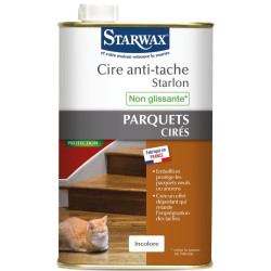 Cire anti-tâche - Teinte : Incolore / Transparent - Aspect : Satiné - 1l