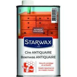 Cire antiquaire pâte - 500ml - Teinte : Chêne foncé - Aspect : Satiné