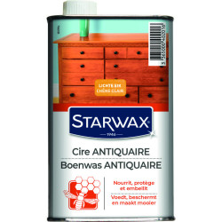 Cire antiquaire pâte - 500ml - Teinte : Chêne clair - Aspect : Satiné