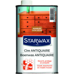 Cire antiquaire pâte - 500ml - Teinte : Chêne moyen - Aspect : Satiné