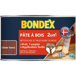 Pâte à bois 2 en 1 - Teinte : Chêne foncé