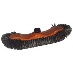 Balai demi-tête - Brosserie Marchand - Monture verni teck - 380cm - Matière : Fibre végétale - 0.29kg