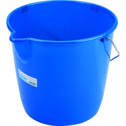Seau rond 12 litres plastique avec bec - BROSSERIE Marchand  - 26cm - 31cm
