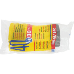 Sac poubelle sous film - 40Pc - 30l - 50cm - 60cm