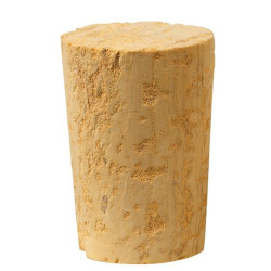 Bouchon - 3ème catégorie conique - Hauteur 33 mm - Liège colmaté - Diamètre Bas 19 mm Haut 23 mm