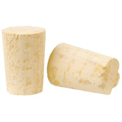 Bouchon liège colmaté 5ème catégorie conique - 40Pc - 19mm - 23mm - 33mm