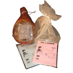 Sac à jambon - Ecru - Brochable - 65cm - 95cm