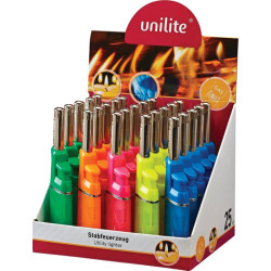 Présentoir mini allume-gaz - Unilite - plusieurs coloris