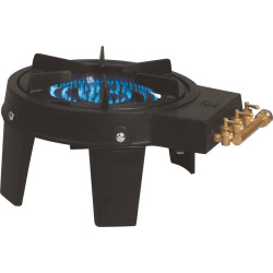 Réchaud en fonte Sonarema Fondex - 3 feux - 4 pieds - 9200 W - 42cm - 33cm