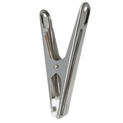 Pince à linge inox - Grand modèle - Vendu par 10