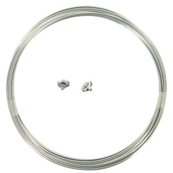 Corde à linge - Acier inox - Diamètre 2 mm - 1Pc - 12.5m