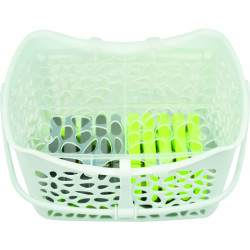 Panier à pince "galet" - Laguelle - fournis 20 pinces à linge - 19cm - 14cm
