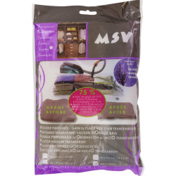 Housse gain de place MSV - A ranger - Longueur 60 cm - Largeur 80 cm