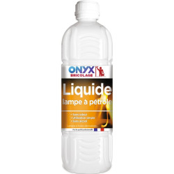 Liquide pour lampe à pétrole Onyx - Neutre - Flacon 1 l - Vendus par 6
