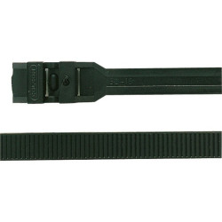 Collier Colson noir Legrand - Dimensions 128 x 7,6 x 22 mm - Vendu par 100 - Largeur collier : 7,6 mm