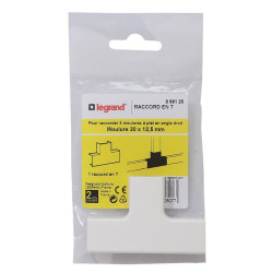 Système de moulure 20 x 12,5 mm Legrand - Té de derivation