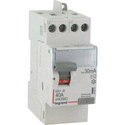 Interrupteur différentiel bipolaire - Type AC - 40A - Nombre de modules : 2 modules