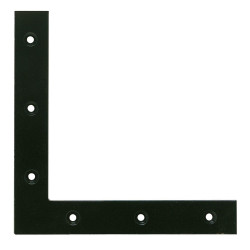 Equerre de fenetre bouts carres phoretique noir