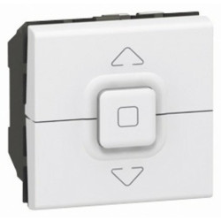 Commande pour volets roulants Legrand - Mosaïc - 2 modules - Nombre de postes : 1 poste