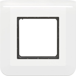 Plaque support Legrand - Mosaïc - Fixation à vis - 2 modules - Couleur : Blanc