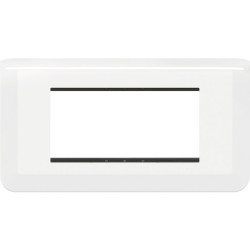 Plaque support - Legrand - Mosaïc - Montage horizontal - Blanc - Nombre de postes : 2 postes