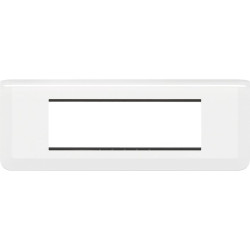 Plaque support - Legrand - Mosaïc - Montage horizontal - Blanc - Nombre de postes : 3 postes