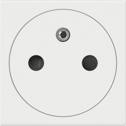 Prise 2P+T bornes automatiques 16 A Legrand - Mosaïc - 2 modules - Tension : 250 V