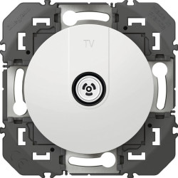 Prise TV étoile blindée  Dooxie Legrand - Blanc - Nombre de postes : 1 poste - Nombre de prise : 1 prise