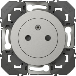 Prise composable 2P+T surface Dooxie Legrand - Aluminium - 16A - Tension : 230 V - Nombre de postes : 1 poste