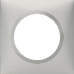 Plaque Dooxie aluminium - Nombre de postes : 1 poste - Couleur : Gris
