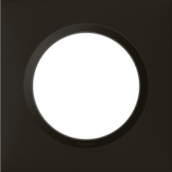 Plaque Dooxie noir velours - Nombre de postes : 1 poste