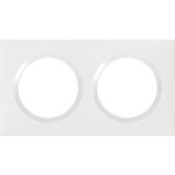 Plaque  Dooxie blanc - Nombre de postes : 2 postes